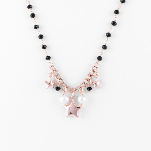 bracciale spinello con stelle gold