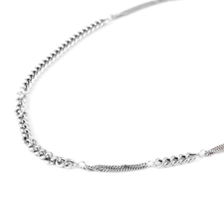 collana grumetta silver