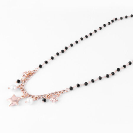 collana spinello con stelle gold