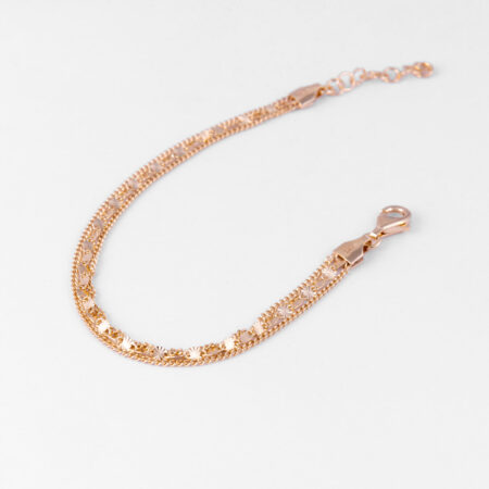 bracciale tre fili gold