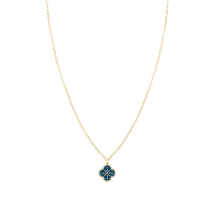 collana quadrifoglio gold