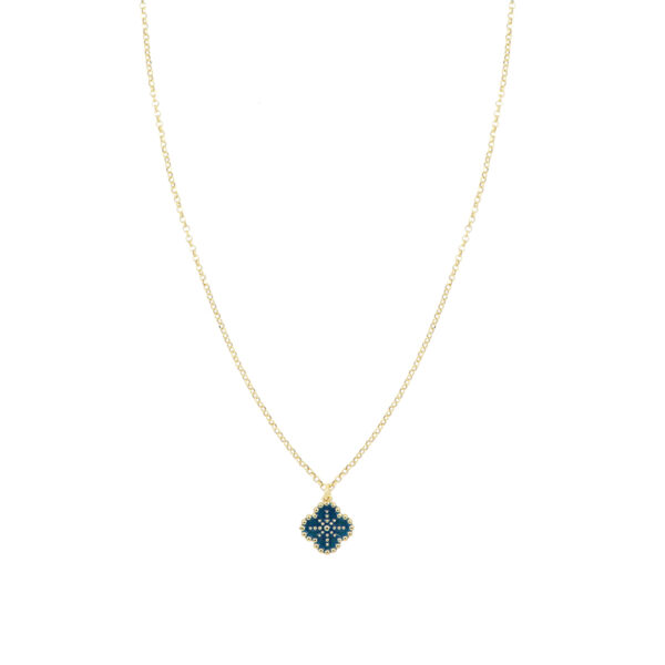 collana quadrifoglio gold