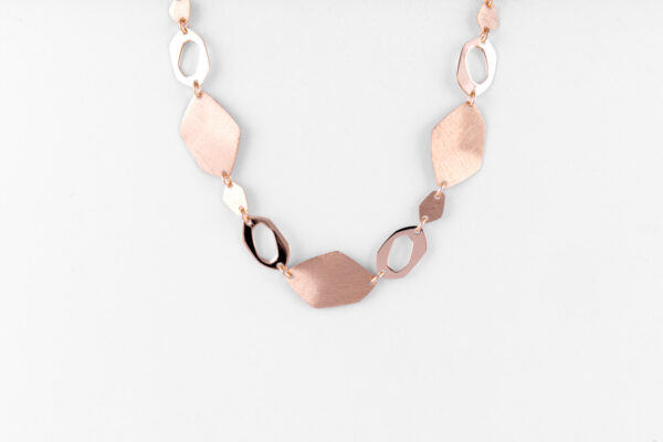 bracciale geometrie satinato gold